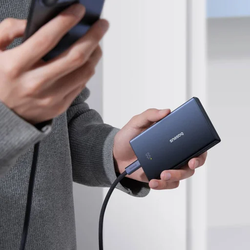 Powerbank Baseus PicoGo, 10000mAh, 20W, QC + PD, Fekete P10076801123-00 - 6