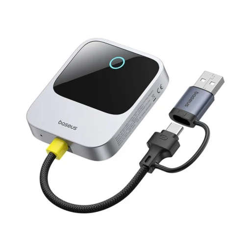 Baseus PrimeTrip CarPlay adaptér, sivý - 2