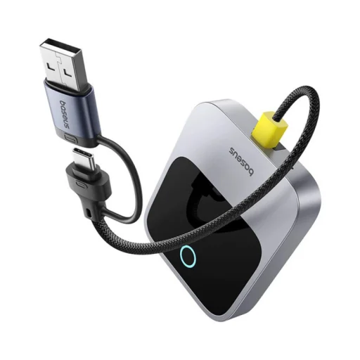 Baseus PrimeTrip CarPlay adaptér, sivý - 3