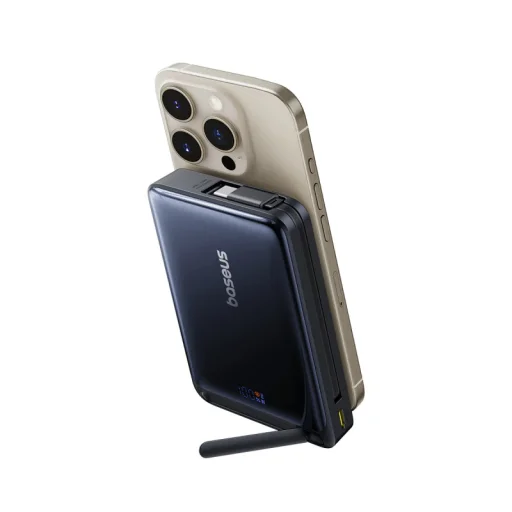 Baseus Nomos powerbank, 10000mAh, 45W, PD + FQI, fekete P10078800123-00 - 6