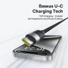 USB-A - Lightning / microUSB / USB-C kábel Baseus StarSpeed, 100W, 5A, 1,5m, Fehér P10319900211-00 thumbnail