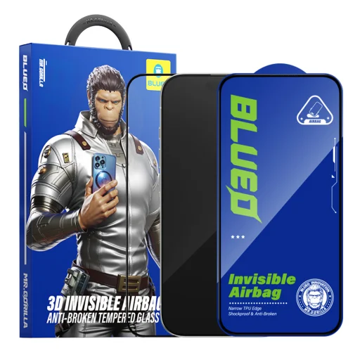 iPhone 14 Pro Max / iPhone 15 Plus / iPhone 16 Plus Blueo - Anti-Broken üveg - Fekete - 1