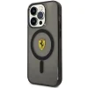 iPhone 14 Pro Ferrari Translucent Magsafe fekete tok thumbnail