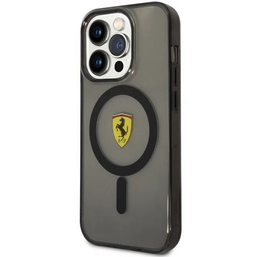 iPhone 14 Pro Ferrari Translucent Magsafe fekete tok - 2