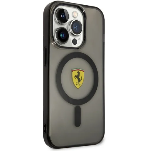 iPhone 14 Pro Ferrari Translucent Magsafe fekete tok - 4
