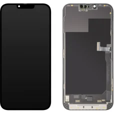 LCD Kijelző Modul MP Apple iPhone 13 Pro Max-hoz, Soft OLED FHD 120Hz Diagnosztikai Verzió, Utángyártott, Fekete