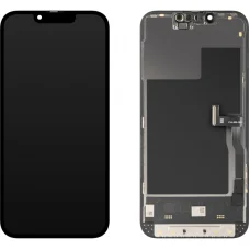 LCD Kijelző Modul MP Apple iPhone 13 Pro-hoz, Soft OLED FHD 120Hz Diagnosztikai Verzió, Utángyártott, Fekete Kijelzőmodul