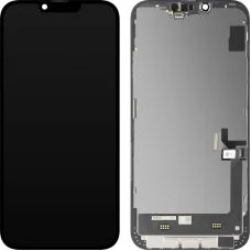 LCD kijelzőmodul MP Apple iPhone 14 Plus, Soft OLED FHD Diagnosztikai Verzió, Utángyártott, Fekete