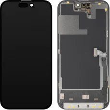 LCD Kijelző Modul MP Apple iPhone 14 Pro-hoz, Soft OLED FHD 120Hz Diagnosztikai Verzió, Utángyártott, Fekete