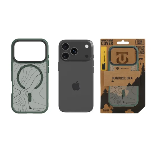  iPhone 17 Pro Erdőzöld Tactical MagForce Hyperstealth Sika tok - 3
