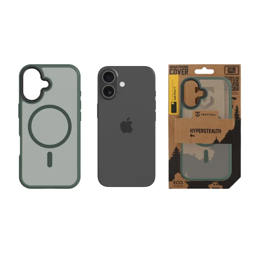  iPhone 17 Erdőzöld Tactical MagForce Hyperstealth fliptok - 3
