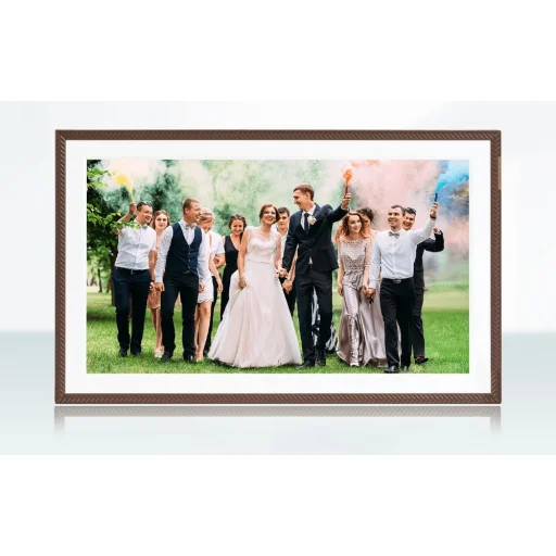 Arzopa D156 digitális képkeret (sötétbarna) 15,6" - 5