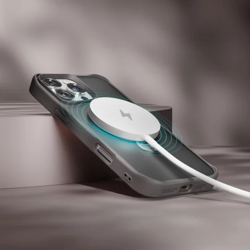 iPhone 17 Etteri Matt Mag Ring tok szürke - 8