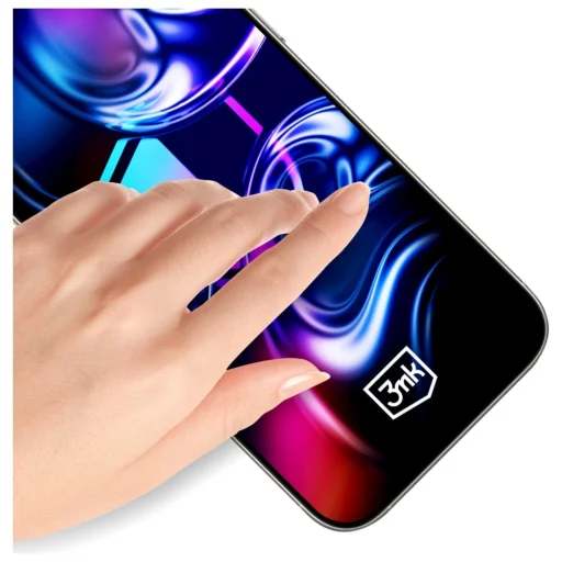 Apple iPhone 17 Pro edzett üveg 3MK HardGlass Max applikátorral üvegfólia - 5