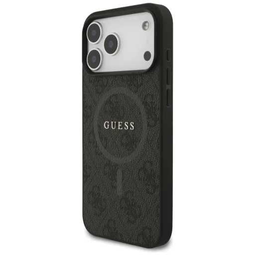 iPhone 17 Pro Max Guess 4G Ring Classic Logo MagSafe tok fekete - 3