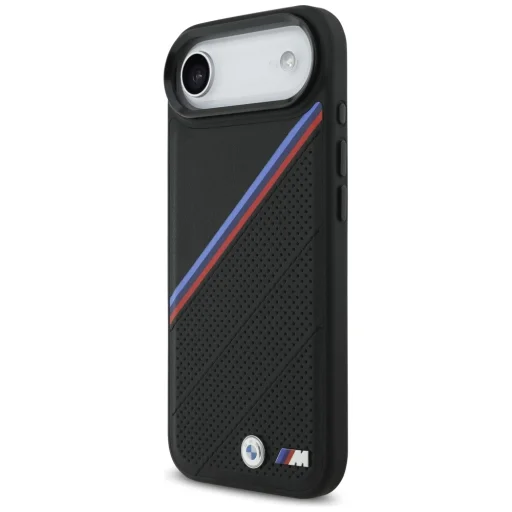 iPhone 17 Air BMW M Tricolor Metal Logo MagSafe fekete tok - 2