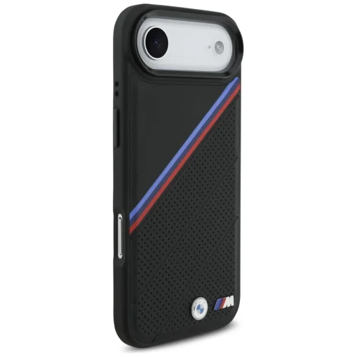 iPhone 17 Air BMW M Tricolor Metal Logo MagSafe fekete tok - 4