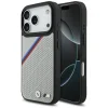iPhone 17 Pro BMW M Tricolor Metal Logo MagSafe tok szürke