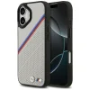 iPhone 17 BMW M Tricolor Metal Logo MagSafe tok szürke