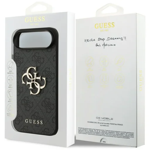 iPhone 17 Air Guess 4G Big Logo fekete tok - 8