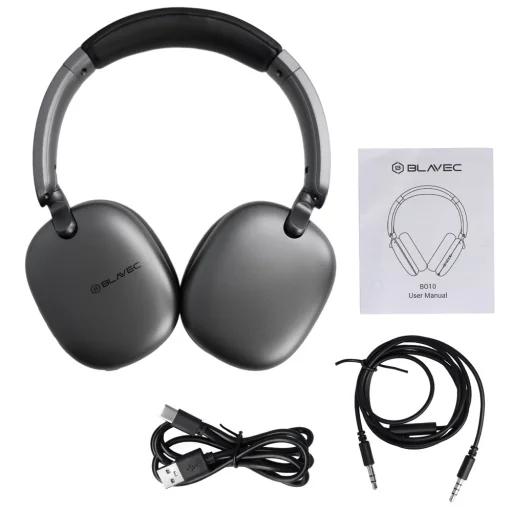 Blavec Over-ear Bluetooth Fejhallgató BO-10 Bass Expert ANC (BO10-B) fekete - 6