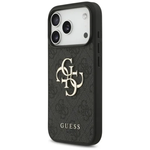 iPhone 17 Pro Guess 4G Strap 4G Classic Logo fekete tok - 3