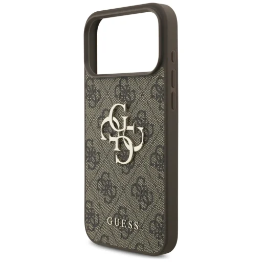 iPhone 17 Pro Max tok Guess 4G Nagy Logó barna tok - 6