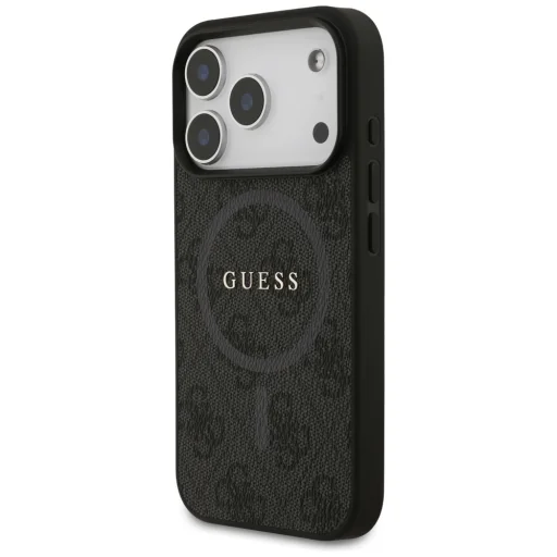 iPhone 17 Pro Guess 4G Ring Classic Logo MagSafe fekete tok - 2