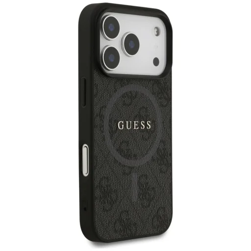 iPhone 17 Pro Guess 4G Ring Classic Logo MagSafe fekete tok - 4