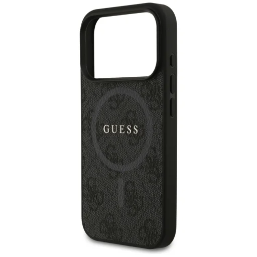 iPhone 17 Pro Guess 4G Ring Classic Logo MagSafe fekete tok - 6