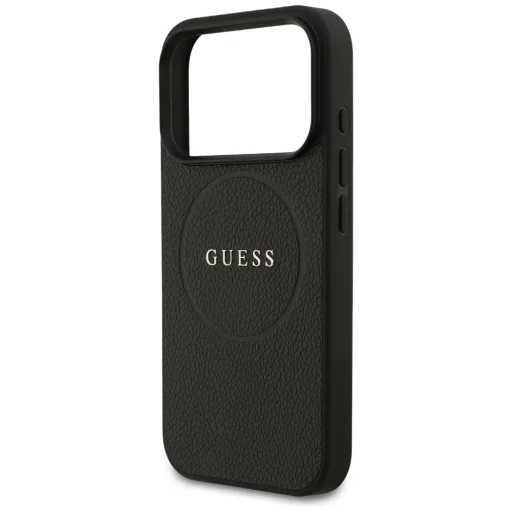 iPhone 17 Pro Guess Grained Ring MagSafe tok fekete - 6