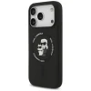 iPhone 17 Pro Max Karl Lagerfeld Silicone Karl&Choupette Ring MagSafe tok fekete - 2
