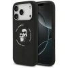 iPhone 17 Pro Max Karl Lagerfeld Silicone Karl&Choupette Ring MagSafe tok fekete