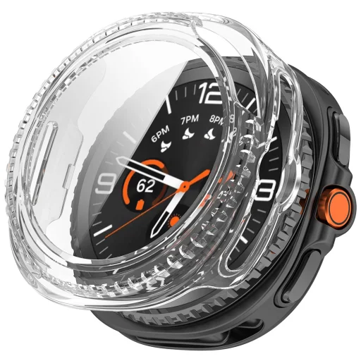 Samsung Galaxy Watch8 Classic/Ultra 2 Techsuit - Defense360 Pro + Képernyővédő - Átlátszó tok - 1