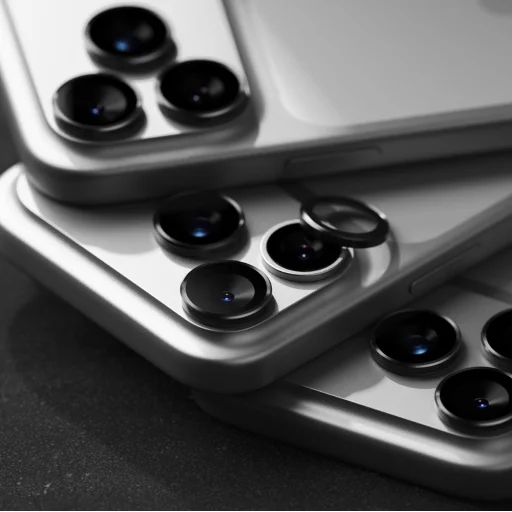 iPhone 17 Pro / 17 Pro Max Ringke Kameravédő Keret 2 csomag Fekete üvegfólia - 5