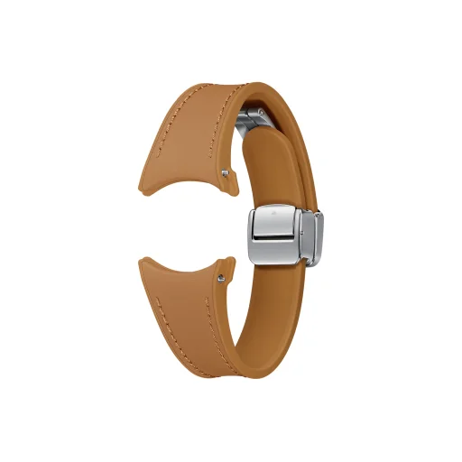 ET-SHR93SDE Samsung Galaxy Watch 6/6 Classic D-Buckle bőrszíj (Vegán) S/M Camel - 3