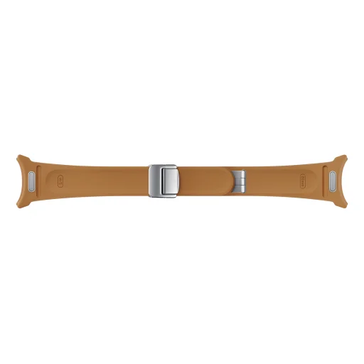 ET-SHR93SDE Samsung Galaxy Watch 6/6 Classic D-Buckle bőrszíj (Vegán) S/M Camel - 4