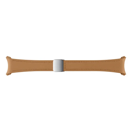 ET-SHR93SDE Samsung Galaxy Watch 6/6 Classic D-Buckle bőrszíj (Vegán) S/M Camel - 1