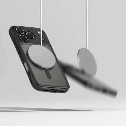 iPhone 17 Pro Ringke Fusion Bold Magsafe tok matt fekete - 6