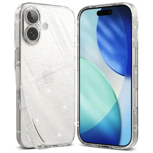 iPhone 17 Ringke Glitter Clear tok - 2