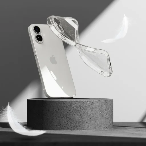 iPhone 17 Ringke Glitter Clear tok - 6