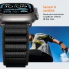 Apple Watch 6 / 7 / 8 / 9 / 10 / 11 / SE / Ultra 1 / 2 (44 / 45 / 46 / 49 mm) Spigen Wbf1 Szíj Fekete thumbnail