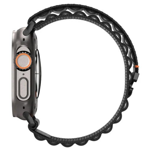 Apple Watch 6 / 7 / 8 / 9 / 10 / 11 / SE / Ultra 1 / 2 (44 / 45 / 46 / 49 mm) Spigen Wbf1 Szíj Fekete - 6