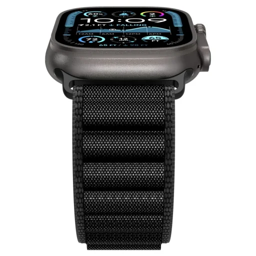 Apple Watch 6 / 7 / 8 / 9 / 10 / 11 / SE / Ultra 1 / 2 (44 / 45 / 46 / 49 mm) Spigen Wbf1 Szíj Fekete - 7