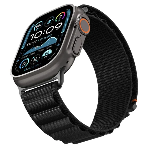 Apple Watch 6 / 7 / 8 / 9 / 10 / 11 / SE / Ultra 1 / 2 (44 / 45 / 46 / 49 mm) Spigen Wbf1 Szíj Fekete - 8