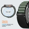 Apple Watch 6 / 7 / 8 / 9 / 10 / 11 / SE / Ultra 1 / 2 (44 / 45 / 46 / 49 mm) Spigen Wbf1 szíj, fekete/zöld thumbnail