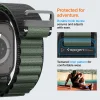 Apple Watch 6 / 7 / 8 / 9 / 10 / 11 / SE / Ultra 1 / 2 (44 / 45 / 46 / 49 mm) Spigen Wbf1 szíj, fekete/zöld thumbnail