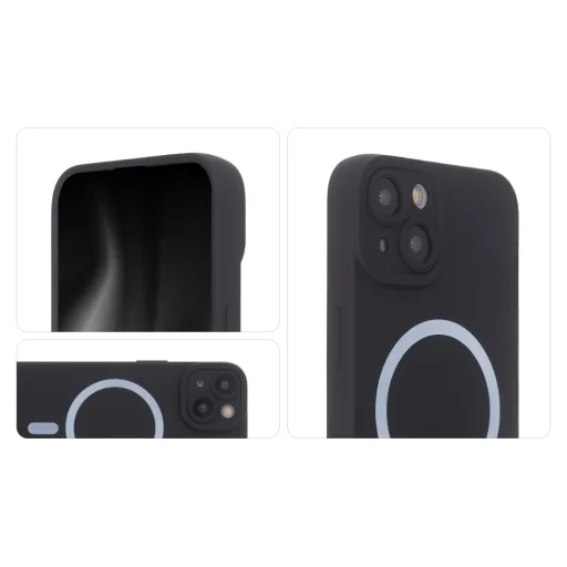 Silicon Soft Mag Samsung Galaxy A14 4G / A14 5G tok fekete - 3