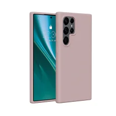 Samsung Galaxy S25 Ultra tok Etteri szilikon tok világos rózsaszín