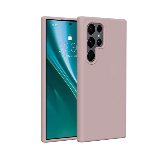 Samsung Galaxy S25 Ultra tok Etteri szilikon tok világos rózsaszín - 1